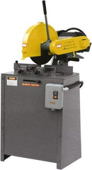 Kalamazoo - 14" Blade Diam, 1" Arbor Hole, Miter Chop & Cutoff Saw - 4,400 RPM, 5 hp, 220 Volts, 1 Phase - Americas Industrial Supply