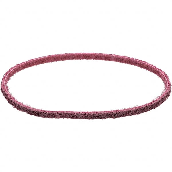 Dynabrade - 1/4" Wide x 18" OAL, Aluminum Oxide Abrasive Belt - Aluminum Oxide, Medium, Nonwoven, Cloth Backing, Wet/Dry - Americas Industrial Supply