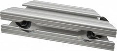 80/20 Inc. - 1-1/2" Wide, 6" High, Open Shelving 45° Support Bracket - Aluminum, Use with Series 15 - 1515 Extrusion - Americas Industrial Supply