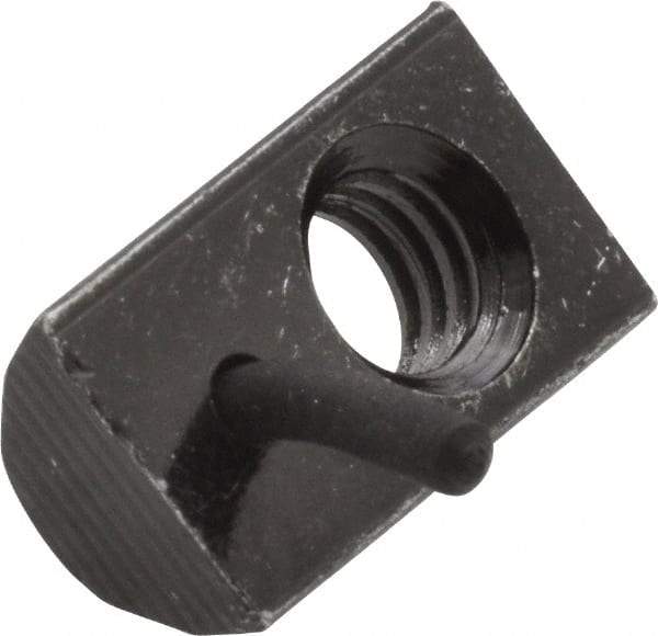 80/20 Inc. - 0.51" Wide, 7/8" High, Open Shelving Drop In T-Nut - Zinc, Use with Series 15 - Americas Industrial Supply