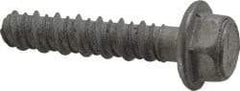 Red Head - 3/8" Diam, 1-3/4" Length Under Head, Hex Drive, Concrete Screw & Masonry Fastener - Steel, Zinc-Plated Finish - Americas Industrial Supply
