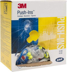 3M - Reusable, Corded, 28 dB Earplugs - Yellow, 100 Pairs - Americas Industrial Supply