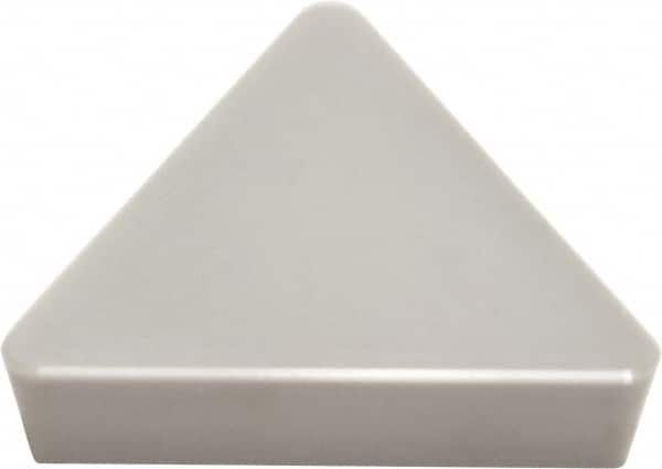 Sumitomo - TPG432 Grade SN2100K Ceramic Turning Insert - 60° Triangle, 1/2" Inscr Circle, 3/16" Thick, 1/32" Corner Radius - Americas Industrial Supply