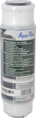 3M Aqua-Pure - 3" OD, 5µ, Cellulose Fiber Carbon & Scale Cartridge Filter - 9-3/4" Long, Reduces Dirt, Rust, Tastes, Odors & Scale - Americas Industrial Supply