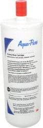 3M Aqua-Pure - 3-5/8" OD, 5µ, Cellulose Fiber Replacement Cartridge for AP510 - 9" Long, Reduces Sediments, Tastes, Odors, Chlorine & Scale - Americas Industrial Supply