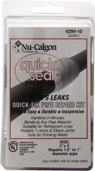 Nu-Calgon - 2" Wide x 3' Long General Purpose Pipe Repair Tape - -450 to 550°F, White - Americas Industrial Supply