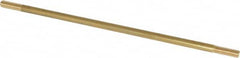 Made in USA - 12" Long, 3/8-16 Thread, Float Valve Rod - Brass, 1/2" Thread Length - Americas Industrial Supply