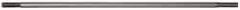 Made in USA - 10" Long, 1/4-20 Thread, Float Valve Rod - Stainless Steel, 1/2" Thread Length - Americas Industrial Supply