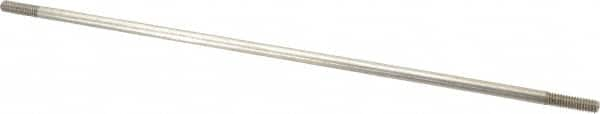 Made in USA - 12" Long, 1/4-20 Thread, Float Valve Rod - Stainless Steel, 1/2" Thread Length - Americas Industrial Supply