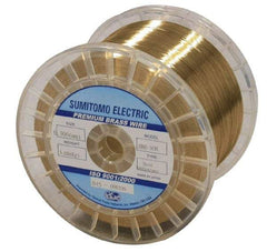 Global EDM - Brass Hard Grade Electrical Discharge Machining (EDM) Wire - 900 N per sq. mm Tensile Strength - Americas Industrial Supply