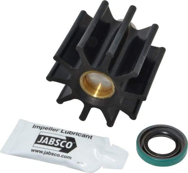 Jabsco - Neoprene Impeller Kit Repair Part - Contains Impeller, Seal, Gasket, For Use with Jabsco Model 6050-0001 Flexible Impeller Pump Motors - Americas Industrial Supply