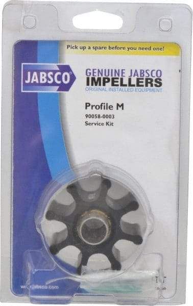 Jabsco - Nitrile Impeller Kit Repair Part - Contains Impeller, Seal, Gasket, For Use with Jabsco Model 6050-0001 Flexible Impeller Pump Motors - Americas Industrial Supply