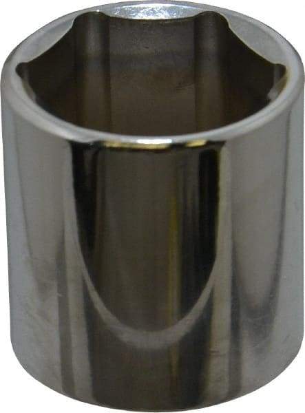 Proto - 3/8" Drive, Standard Hand Socket - 6 Points, 1-5/16" OAL, Chrome Vanadium, Chrome Finish - Americas Industrial Supply