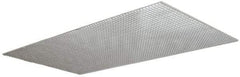 Made in USA - Polystyrene Fixture Diffuser - Gray - Americas Industrial Supply