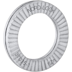 Nord-Lock - 7/16" Screw, Steel Wedge Lock Washer - Americas Industrial Supply