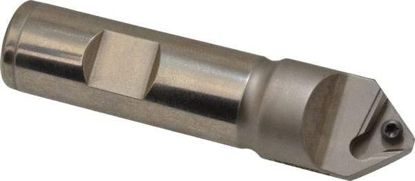 Ingersoll Cutting Tools - 82° Included Angle, 0.782" Drill Diam, 3-1/2" OAL, 3/4" Shank Diam, Indexable Spotting and Center Drill - TFLT 15 Insert Style - Americas Industrial Supply