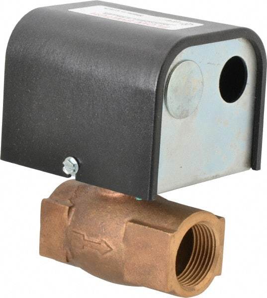 McDonnell & Miller - 150 psi, Brass Housing, General Purpose Flow Switch - 15 Flow Set Point, 1.5 to 15 GPM - Americas Industrial Supply