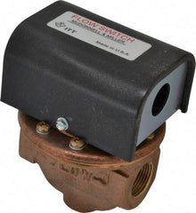 McDonnell & Miller - 100 psi, Brass Housing, High Sensitivity Flow Switch - 0.12 Flow Set Point, 0.12 to 2.5 GPM - Americas Industrial Supply