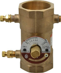 Bell & Gossett - 2" Pipe, Threaded End Connections, Inline Calibrated Balance Valve - 5-1/8" Long, 4-1/8" High, 300 Max psi, Brass Body - Americas Industrial Supply