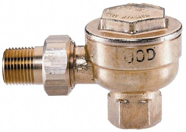 Hoffman Speciality - 1/2 Male" Pipe, Brass Thermostatic Steam Trap - 25 Max psi - Americas Industrial Supply