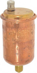 Hoffman Speciality - 1/8" Inlet, 1/8" Outlet, 50 Max psi, Brass Stamping Water Vent - 240°F Max - Americas Industrial Supply