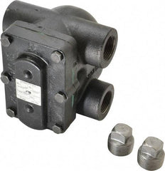 Hoffman Speciality - 1 Female" Pipe, Cast Iron Float & Thermostatic Steam Trap - 15 Max psi - Americas Industrial Supply