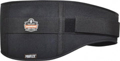 Ergodyne - Size M, Hook & Loop, Nylon/Foam Belt - 30 to 34" Waist, 7-3/4" Wide, Lumbar Support, Black - Americas Industrial Supply