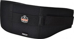 Ergodyne - Size XL, Hook & Loop, Nylon/Foam Belt - 38 to 42" Waist, 7-3/4" Wide, Lumbar Support, Black - Americas Industrial Supply