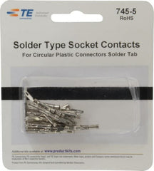 Tyco/Amp - Modular Receptacle Plug Connector Solder Socket Contact - Americas Industrial Supply