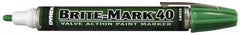 Dykem - Green Oil-Based Paint Marker - Broad Tip, Oil Based - Americas Industrial Supply