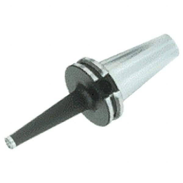 Iscar - CAT50 Taper Shank 10mm Hole End Mill Holder/Adapter - 18mm Nose Diam, 7" Projection, Through-Spindle & DIN Flange Coolant - Exact Industrial Supply