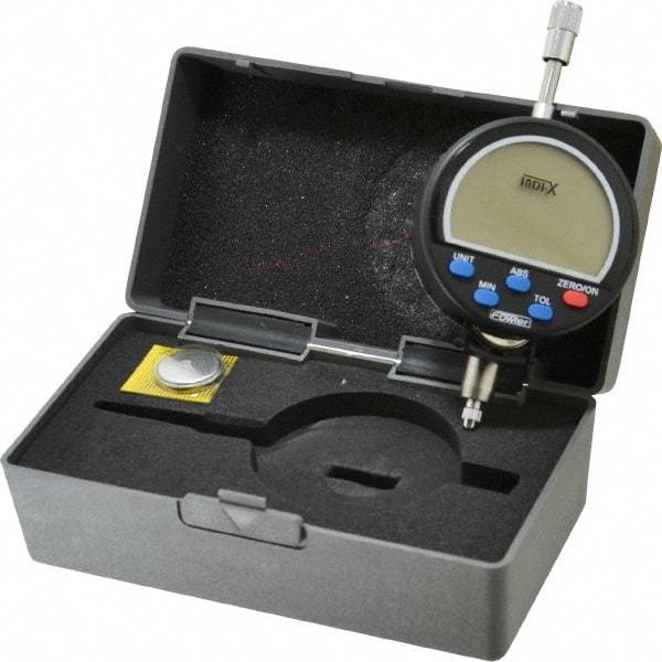 Fowler - 0 to 1" Range, 0.0005" Graduation, Electronic Drop Indicator - Accurate to 0.0005", Inch & Metric System, Digital Display - Americas Industrial Supply