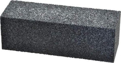 Made in USA - 6" Long x 2" Wide x 2" Thick, Silicon Carbide Sharpening Stone - Plain Rectangle, 24 Grit, Very Coarse Grade - Americas Industrial Supply