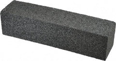 Made in USA - 8" Long x 2" Wide x 2" Thick, Silicon Carbide Sharpening Stone - Plain Rectangle, 24 Grit, Very Coarse Grade - Americas Industrial Supply