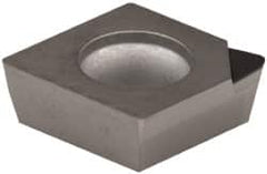 Hertel - HT-CPMX32.52 Grade HT420CD Polycrystalline Diamond (PCD) Turning Insert - Uncoated, Diamond, 3/8" Inscr Circle, 5/32" Thick, 1/32" Corner Radius - Americas Industrial Supply