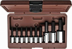 Paramount - 10 Piece 3/8 & 1/2" Drive Inch Hex Bit Socket Set - 1/8 to 5/8" Hex - Americas Industrial Supply