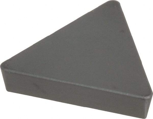 Hertel - TPG322 T00825 Grade HT601CA Ceramic Turning Insert - Uncoated, 60° Triangle, 3/8" Inscr Circle, 1/8" Thick, 1/32" Corner Radius - Americas Industrial Supply