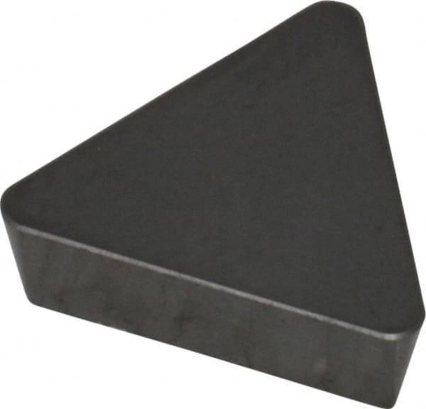Hertel - TPG222 T00320 Grade HT601CA Ceramic Turning Insert - Uncoated, 60° Triangle, 1/4" Inscr Circle, 1/8" Thick, 1/32" Corner Radius - Americas Industrial Supply