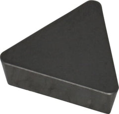 Hertel - TPG222 T00320 Grade HT601CA Ceramic Turning Insert - Uncoated, 60° Triangle, 1/4" Inscr Circle, 1/8" Thick, 1/32" Corner Radius - Americas Industrial Supply