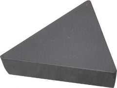 Hertel - TPG321 T00320 Grade HT601CA Ceramic Turning Insert - Uncoated, 60° Triangle, 3/8" Inscr Circle, 1/8" Thick, 1/64" Corner Radius - Americas Industrial Supply