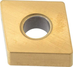Hertel - CNMA432 T00625 Grade HP610CA Ceramic Turning Insert - TiN Finish, 80° Diamond, 1/2" Inscr Circle, 3/16" Thick, 1/32" Corner Radius - Americas Industrial Supply