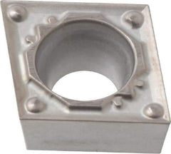 Hertel - CCMT32.50.5 BH Grade HT115CR Cermet Turning Insert - Uncoated, 80° Diamond, 3/8" Inscr Circle, 5/32" Thick, 0.0079" Corner Radius - Americas Industrial Supply