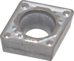 Hertel - CCMT32.52 BH Grade HT115CR Cermet Turning Insert - Uncoated, 80° Diamond, 3/8" Inscr Circle, 5/32" Thick, 1/32" Corner Radius - Americas Industrial Supply