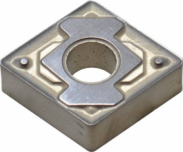 Hertel - CNMG432 TS Grade HT115CR Cermet Turning Insert - Uncoated, 80° Diamond, 1/2" Inscr Circle, 3/16" Thick, 1/32" Corner Radius - Americas Industrial Supply