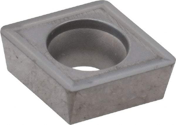 Hertel - CPGT32.52 Grade HT115CR Cermet Turning Insert - Uncoated, 80° Diamond, 3/8" Inscr Circle, 5/32" Thick, 1/32" Corner Radius - Americas Industrial Supply