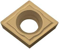 Kyocera - CPMH2.51.52 Grade TN60 Cermet Turning Insert - TiCN/NbC Finish, 80° Diamond, 5/16" Inscr Circle, 3/32" Thick, 1/32" Corner Radius - Americas Industrial Supply