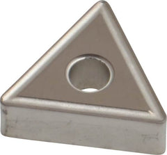 Hertel - TNMG332 Grade HT115CR Cermet Turning Insert - Uncoated, 60° Triangle, 3/8" Inscr Circle, 3/16" Thick, 1/32" Corner Radius - Americas Industrial Supply