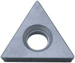 Kyocera - TPGB1.51.51 Grade TN60 Cermet Turning Insert - TiCN/NbC Finish, 60° Triangle, 3/16" Inscr Circle, 3/32" Thick, 1/64" Corner Radius - Americas Industrial Supply