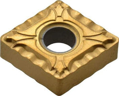 Hertel - CNMG432 JH Grade HP225CR Cermet Turning Insert - TiN Finish, 80° Diamond, 1/2" Inscr Circle, 3/16" Thick, 1/32" Corner Radius - Americas Industrial Supply