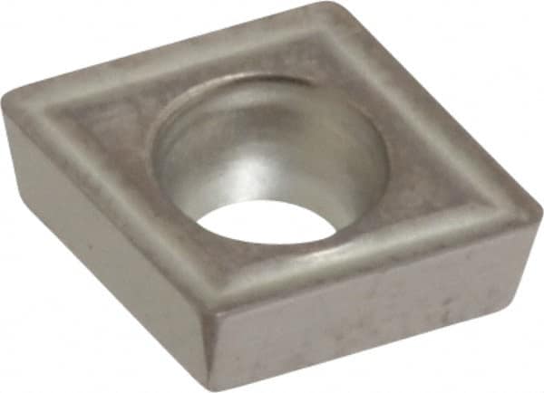 Hertel - CPGT21.51 Grade HT115CR Cermet Turning Insert - Uncoated, 80° Diamond, 1/4" Inscr Circle, 3/32" Thick, 1/64" Corner Radius - Americas Industrial Supply